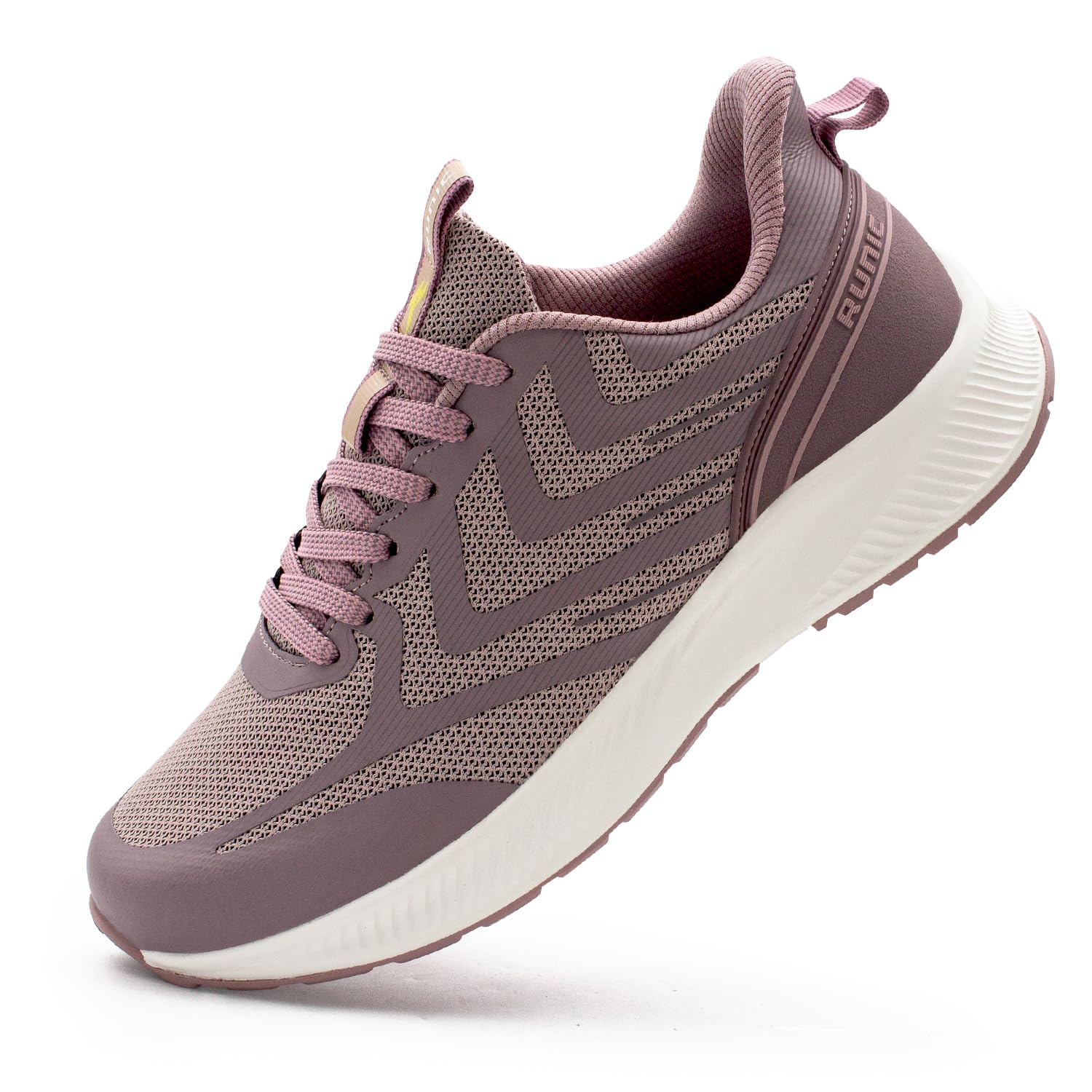 Wide Toe Box Sneakers for Women - Extra Wide Width Lightweight Running Shoes, Breathable Walking Tennis Shoes with Arch Support and Non-Slip Rubber