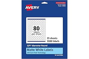 Avery Labels Circle: Print and Stick Label Magic