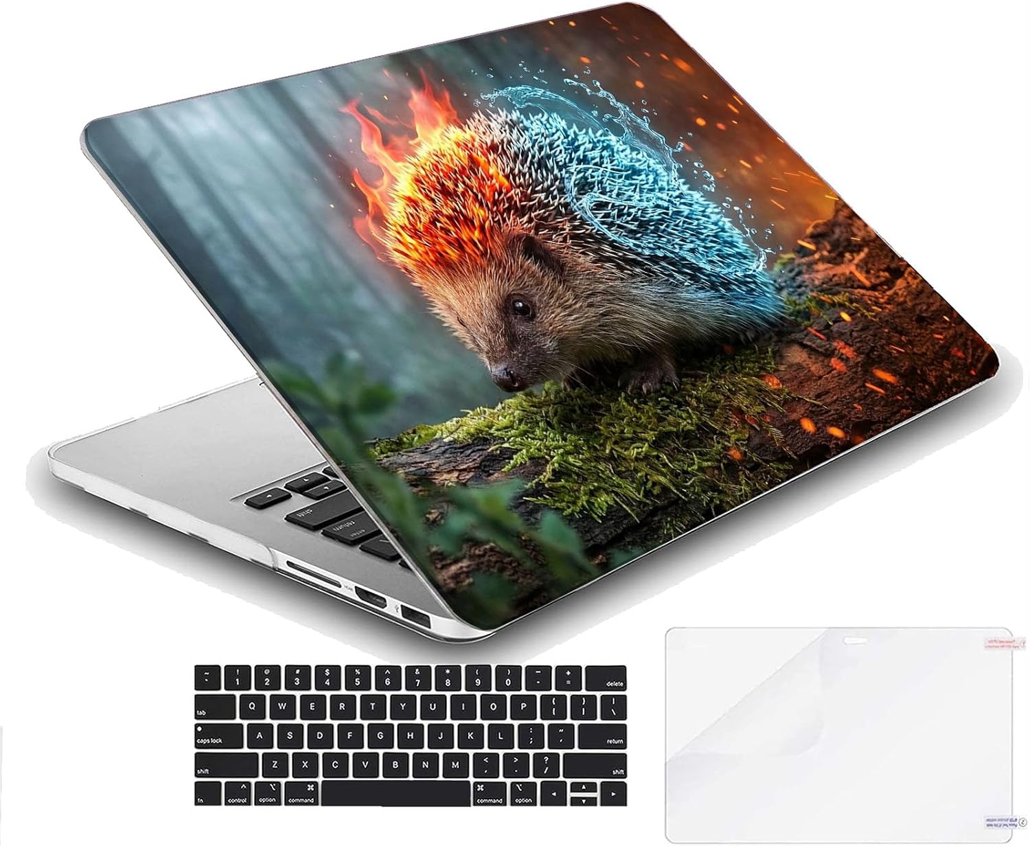 Compatible with MacBook Neo 13-inch, Hard Shell Case with Keyboard Cover and Screen Protector (A3404 A18 Pro chip, 2026 Release) - Hedgehogs MC23193