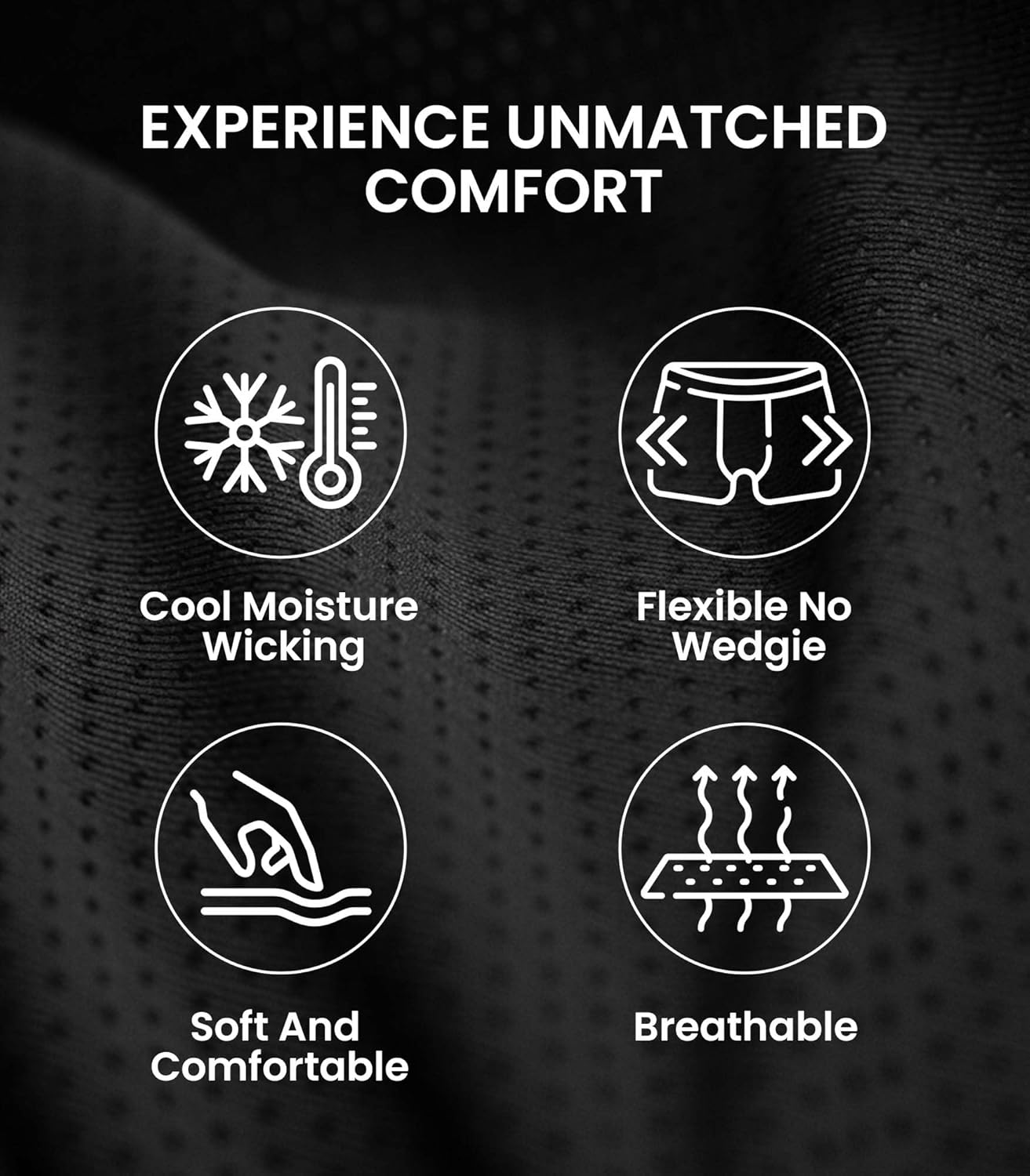 Chill Boys Performance Boxers 3 Pack Men's Underwear Cool Mens Boxers. Moisture Wicking Underwear. Comfortable Boxer Shorts - Image 6