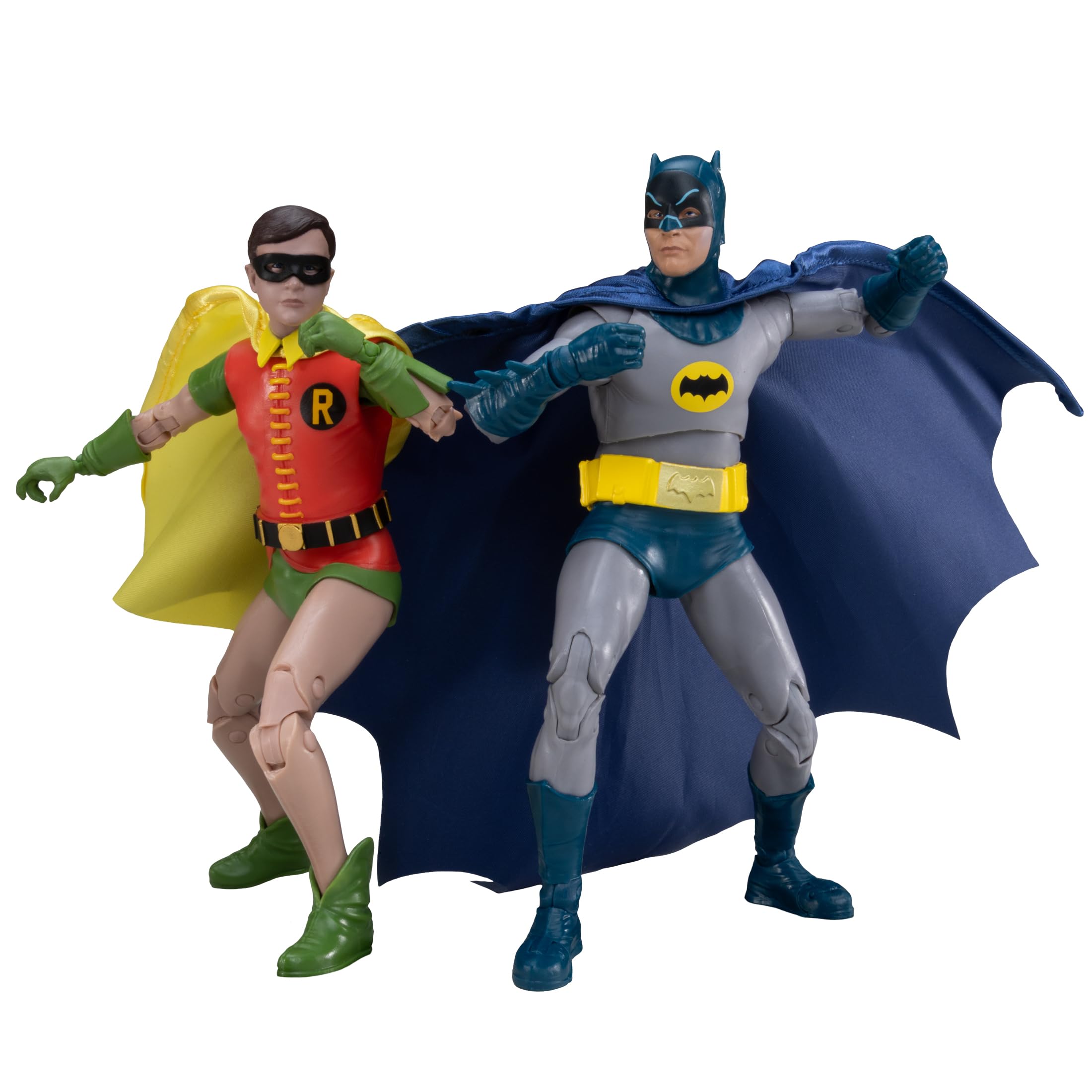 DC Multiverse Batman and Robin (Batman Classic TV Series) 7in Action Figure 2 Pack McFarl…