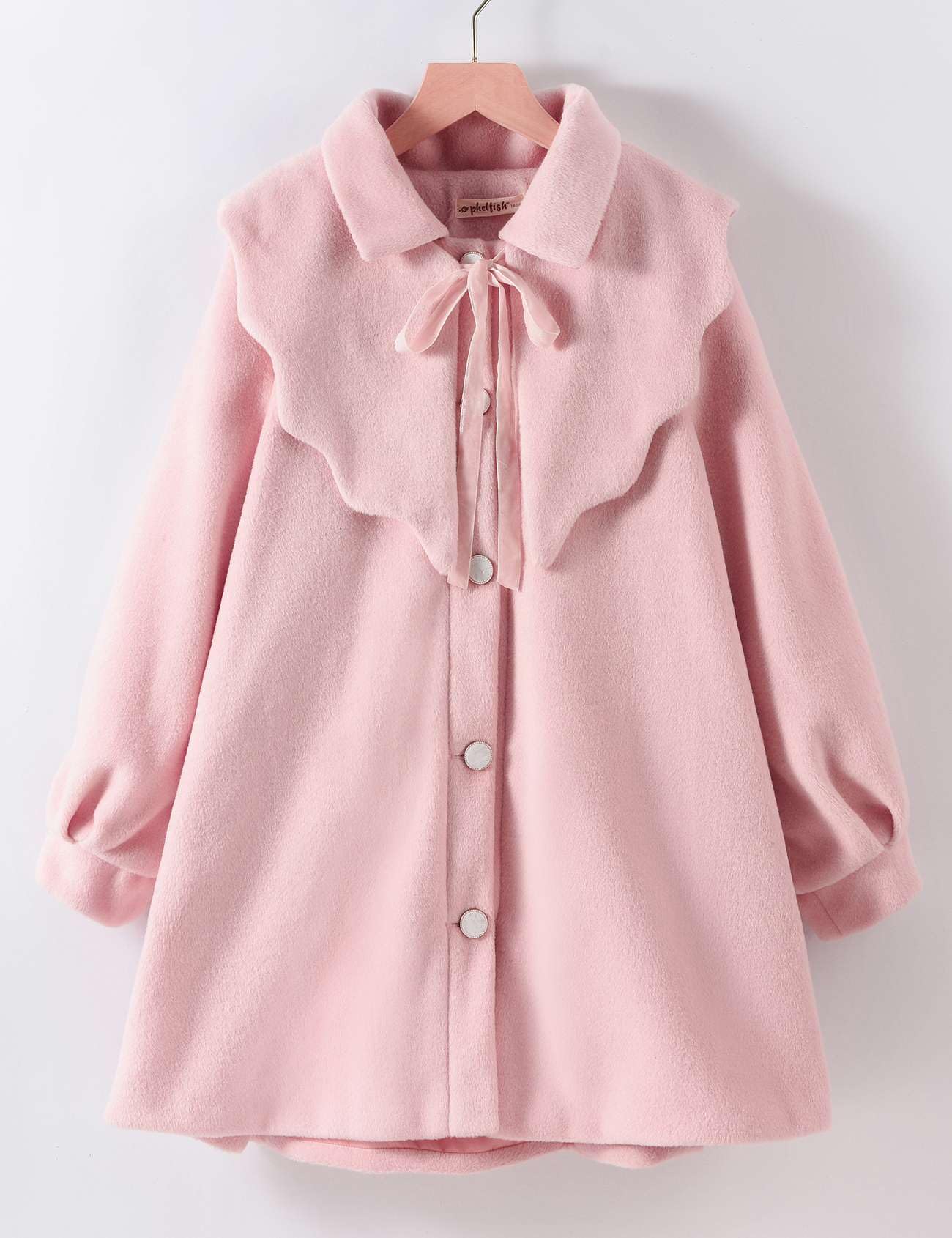 Echinodon Cappotto di lana per ragazze monopetto Trench Cappotto per bambini Principessa Inverno Caldo Soprabito