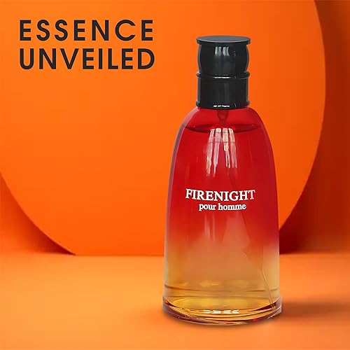 Miniatura 2 de FIRENIGHT POUR HOMME Eau De Toilette Perfume para Hombre de Larga Duración 3.4 Fl Oz Colonia para Hombre Uso Diario