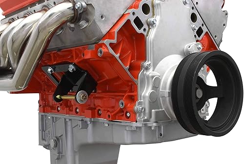 Miniatura 5 de ICT Billet 1975 a 1987 SBC a LS Swap Soporte de motor Adelante 1.75 pulgadas Soporte de cubierta de acero Conversión de motor Acabado recubierto de