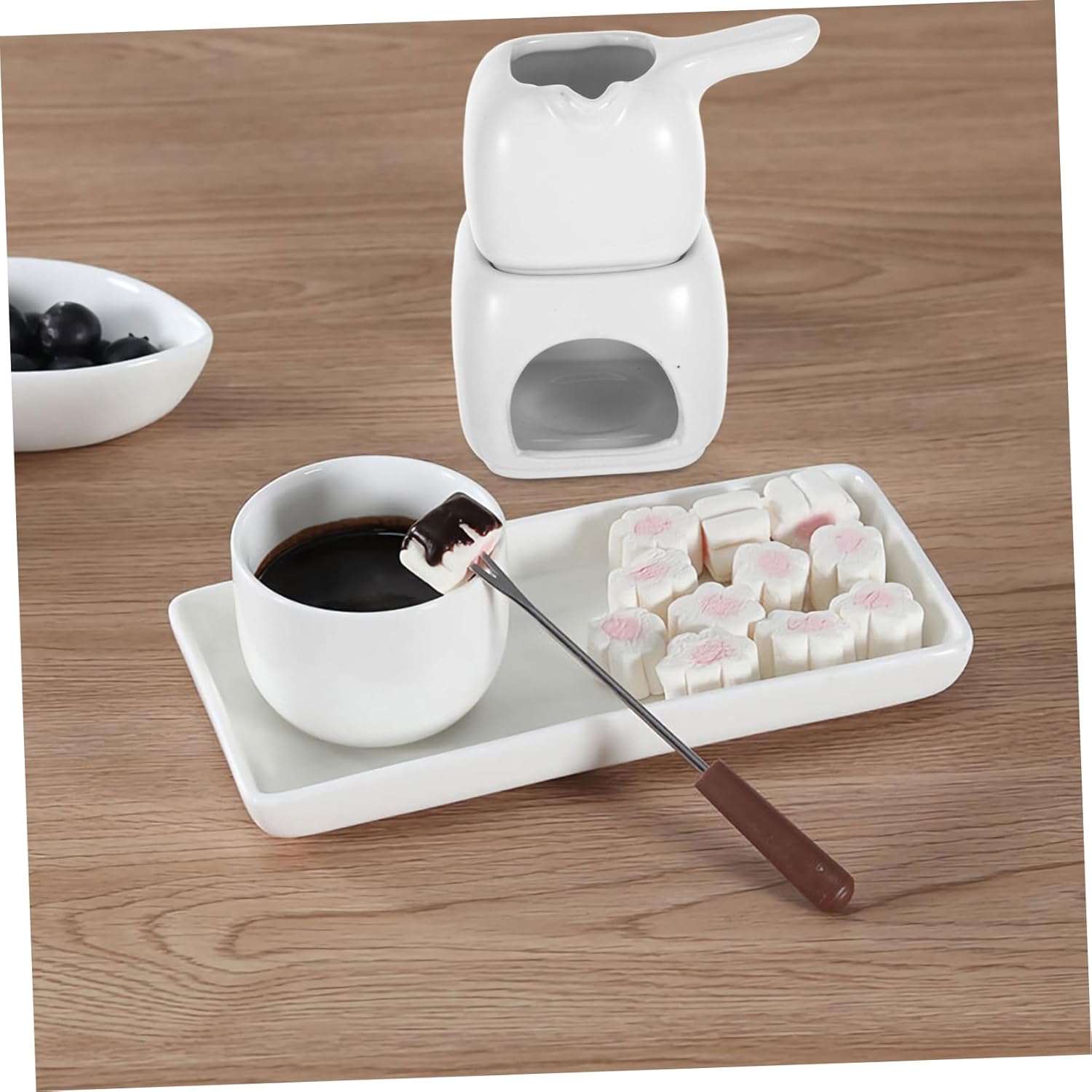 Melting Pot Ceramic Cheese Warmer Melt Chocolate Candy Melts Electric Fondue Chocolate Mug