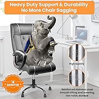 Vista 4 de Office Chair Cylinder Replacement - Heavy Duty Class 4 Hydraulic Pneumatic Gas Lift Cylinder(12" to 18" Adjustable, 1000 lbs Capacity) - Universal