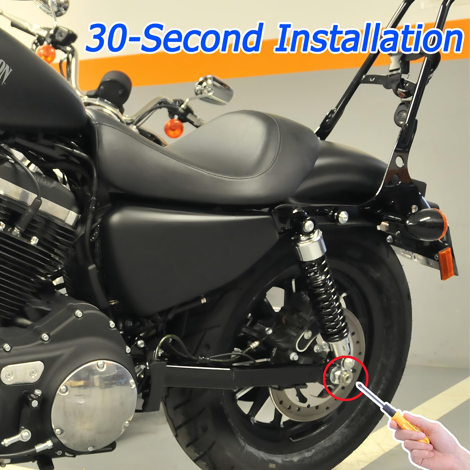 Amazon.com: Rear Side License Plate Bracket for Harley Davidson