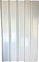 HYWMLY White Vented Vinyl Mobile Home Skirting Panels 16" x 46" Underpinning (8 Pack) - Durable & Customizable