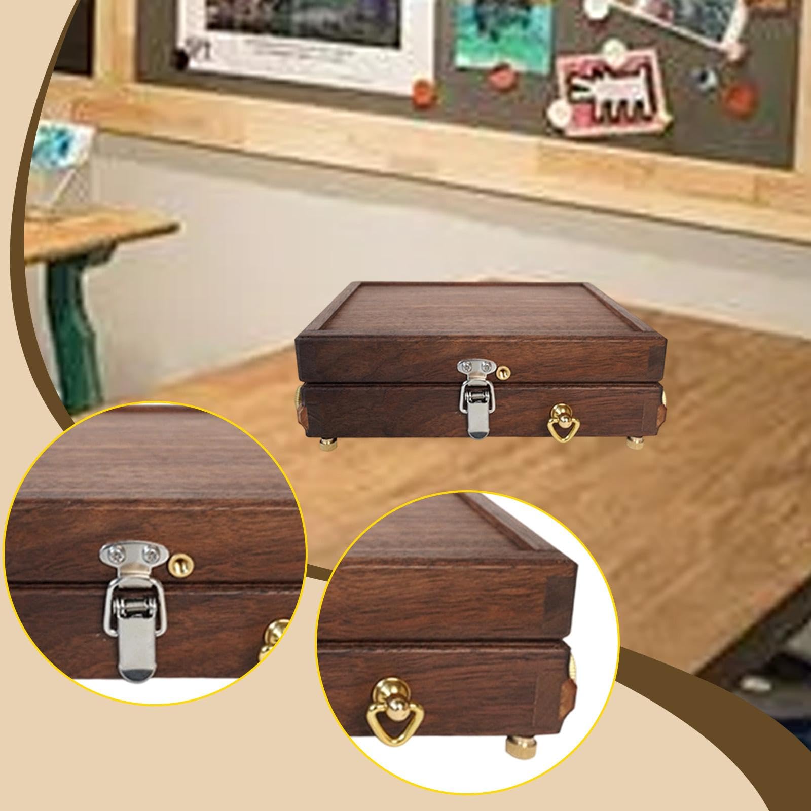 Anywhere Pochade Box Kunststaffelei Leichte Reise Kunstbedarfs Ölgemäldebox