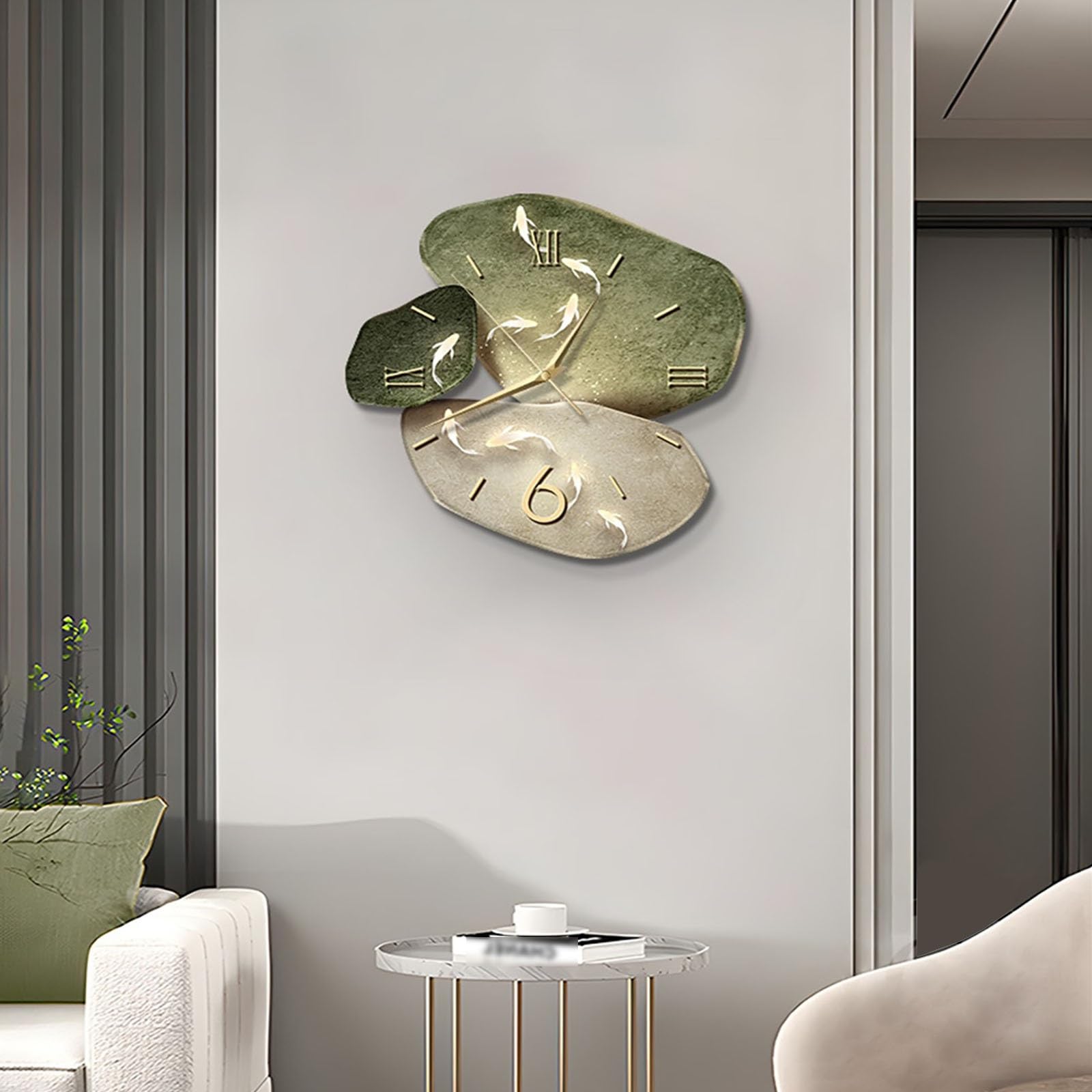 Tempo Orologio da parete con telecomando, decorazione decorativa
