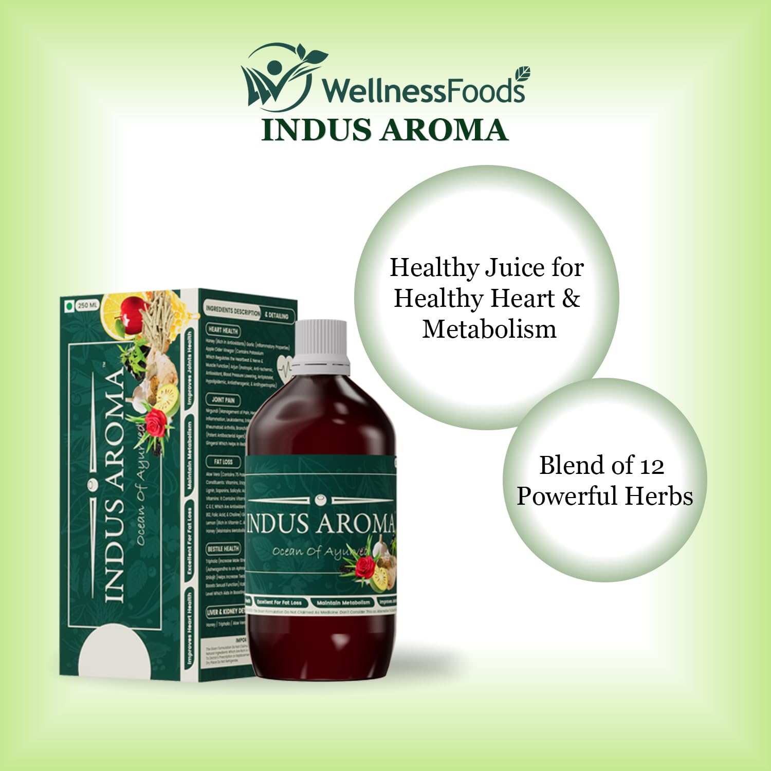 Wellness Foods Indus Aroma | Health Juice – 250 ML Wellness Foods Indus Aroma | Health Juice – 250 ML