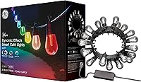 GE Cync 48ft Dynamic Effects Smart Cafe Lights - Color Changing Outdoor Patio String Lights, Alexa & Google Compatible