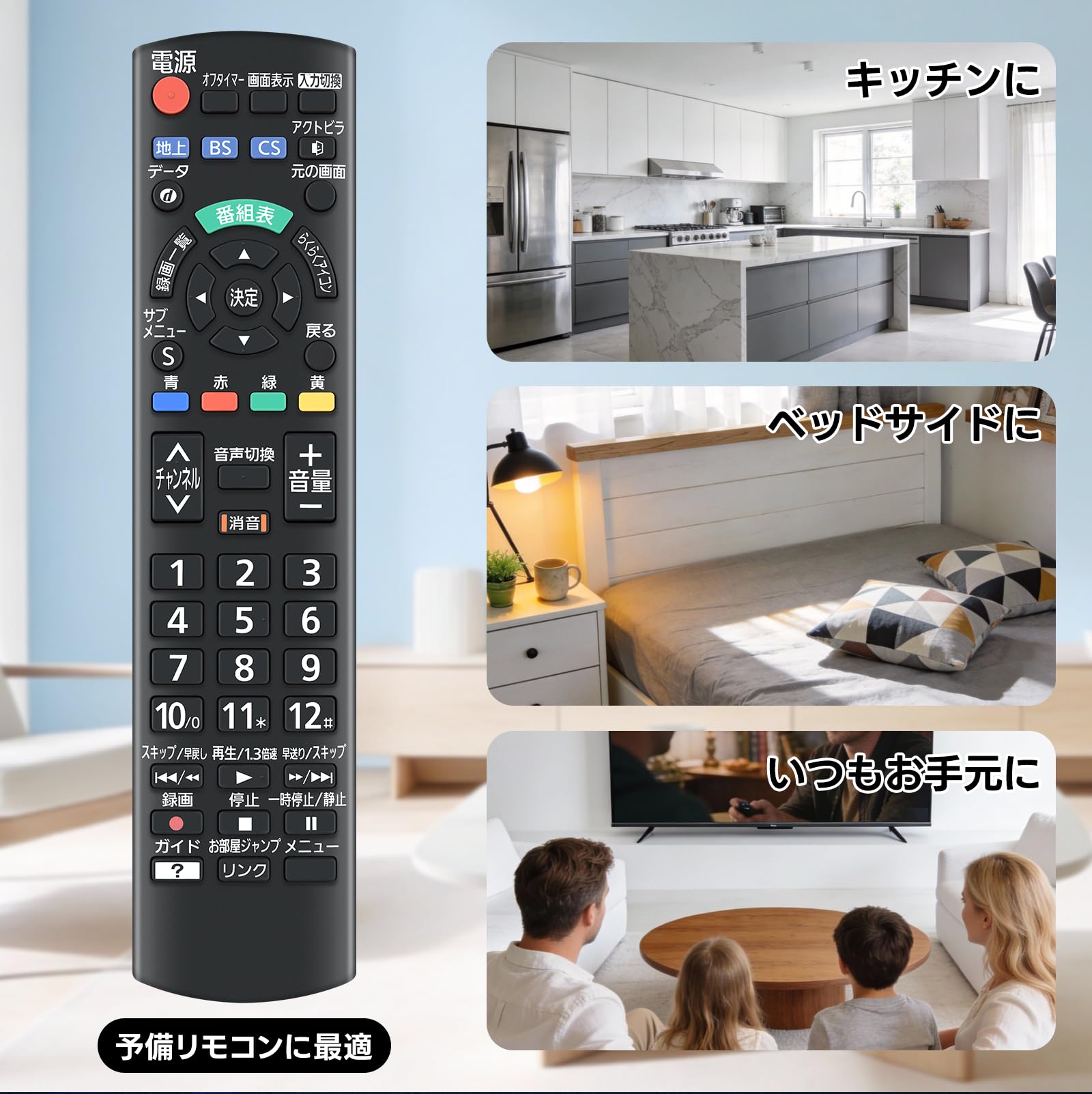 Amazon.co.jp: テレビリモコン N2QAYB001091 パナソニックテレビ用の