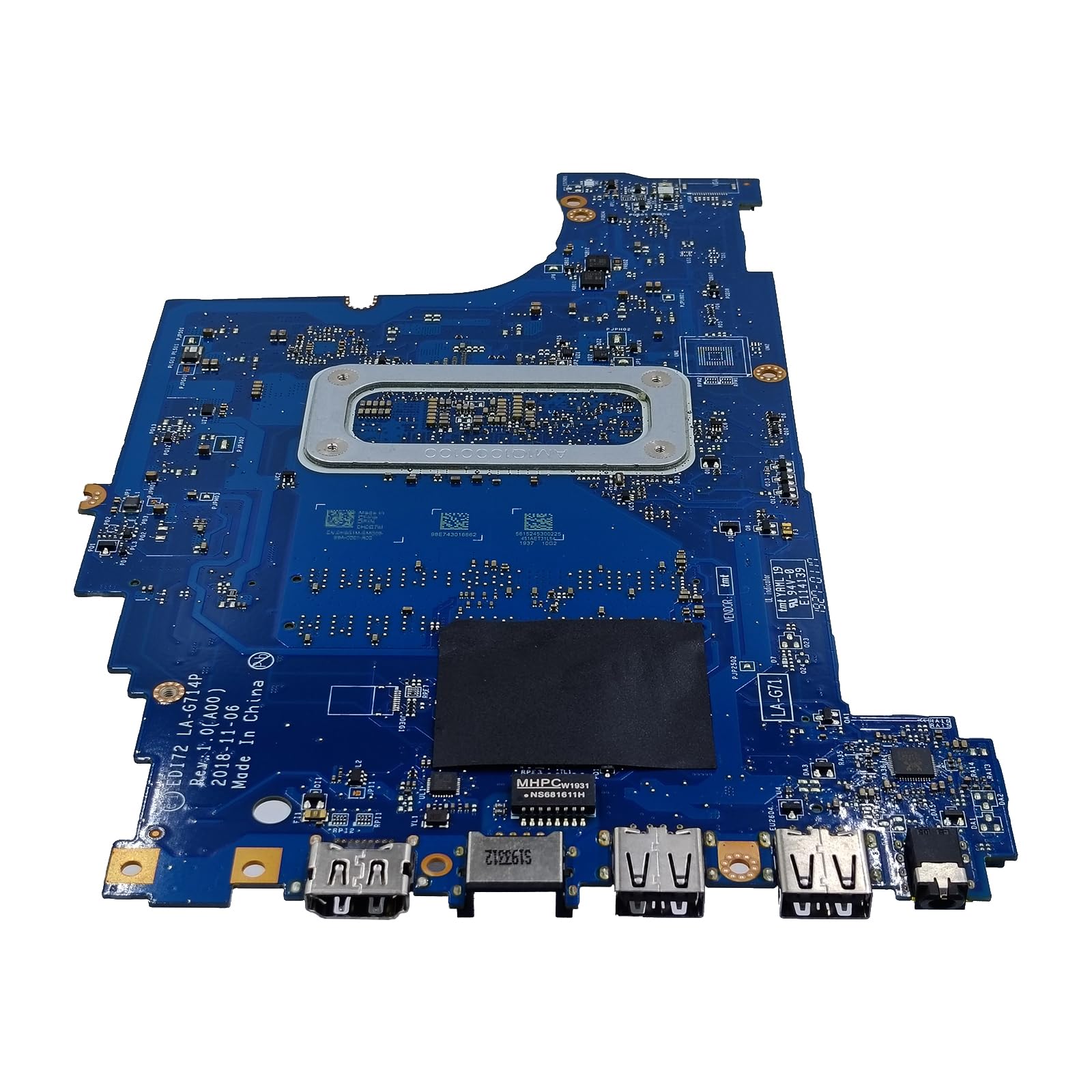 Amazon.com: Replacement for Dell Inspiron 3581 Motherboard EDI72