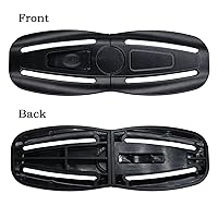 Vista 7 de Clip universal negro del arnés del pecho del asiento del niño y del cinturón de seguridad del asiento del bebé clip hebilla universal reemplazo