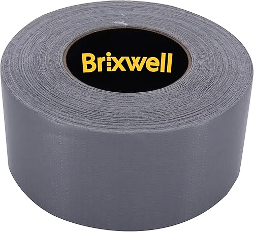 Miniatura 5 de Brixwell 48 rollos de cinta adhesiva gris de grado profesional, 3 pulgadas x 60 yardas, fabricado en los Estados Unidos