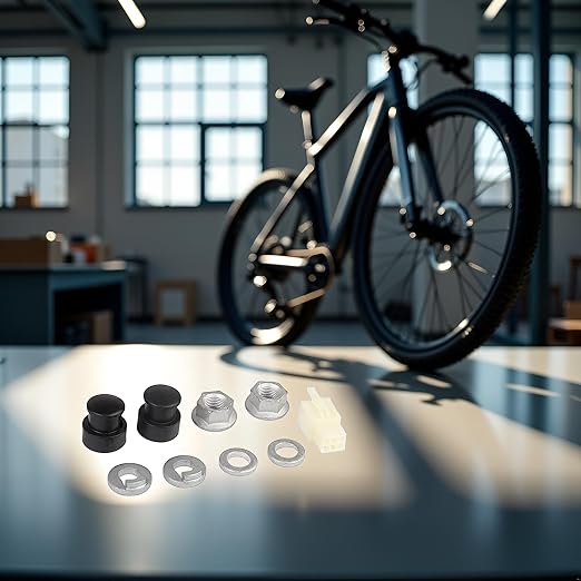 Set de eje M12 para motor de cubo delantero bicicleta eléctrica miniatura 6