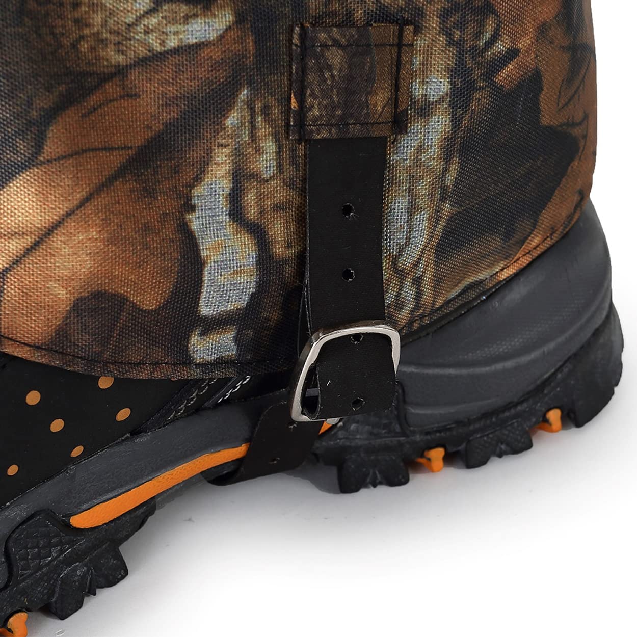 LANGWEI Guêtres De Chasse Camouflage, Guêtres De Botte De Neige Imperméables Réglables, Guêtres De Serpent Anti-Déchirure pour Hommes Femmes Marche Escalade Ski