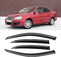 Vista 296 de Visera de ventana para Chevy Silverado 1500/GMC Sierra 1500/Avalanche/Suburban Crew Cab 2007-2013, protectores de lluvia, deflector de ventilación