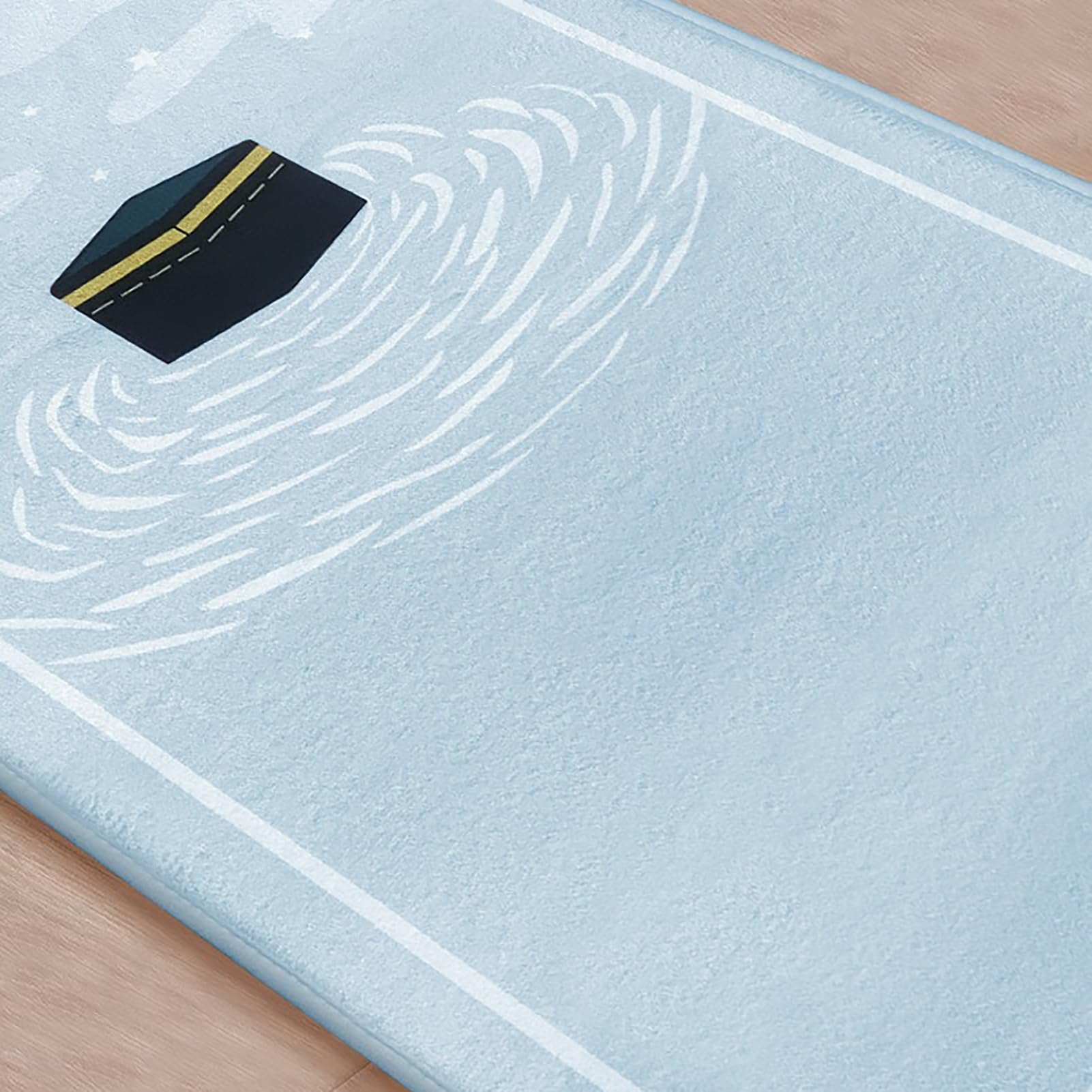 Tapis de prière irrégulier en flanelle, épais et confortable, tapis de prière et couverture adapté pour s'agenouiller, utilisé pour la décoration de vacances, G, 50 x 90 cm