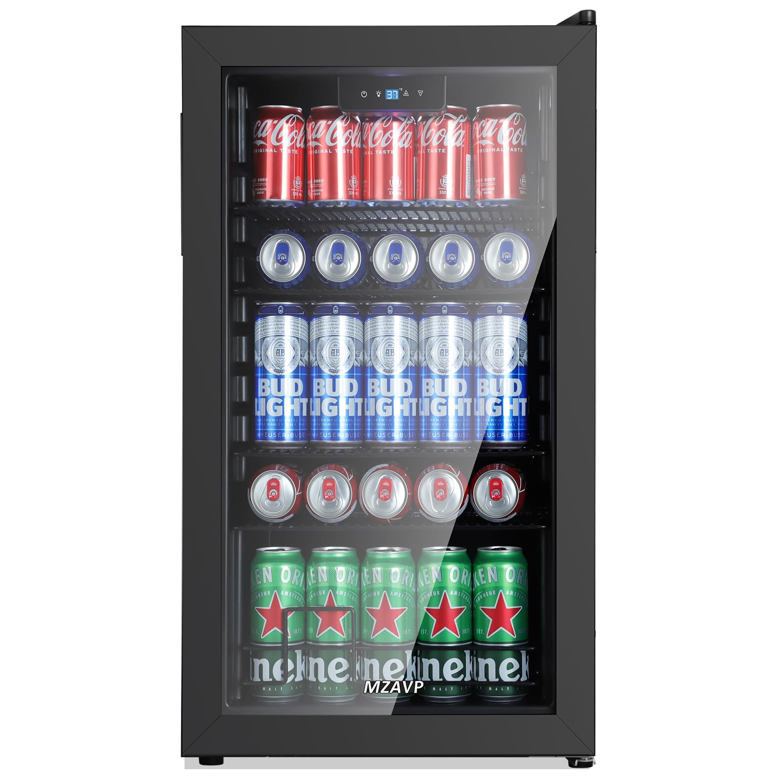 Mzavp MZYC-86-Black 3 cu ft Beverage Cooler Black