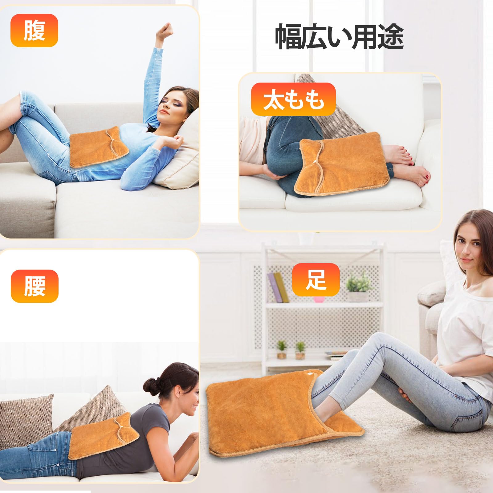 Amazon.co.jp: Ninonly フットウォーマー 電気足温器 両面発熱 足温器