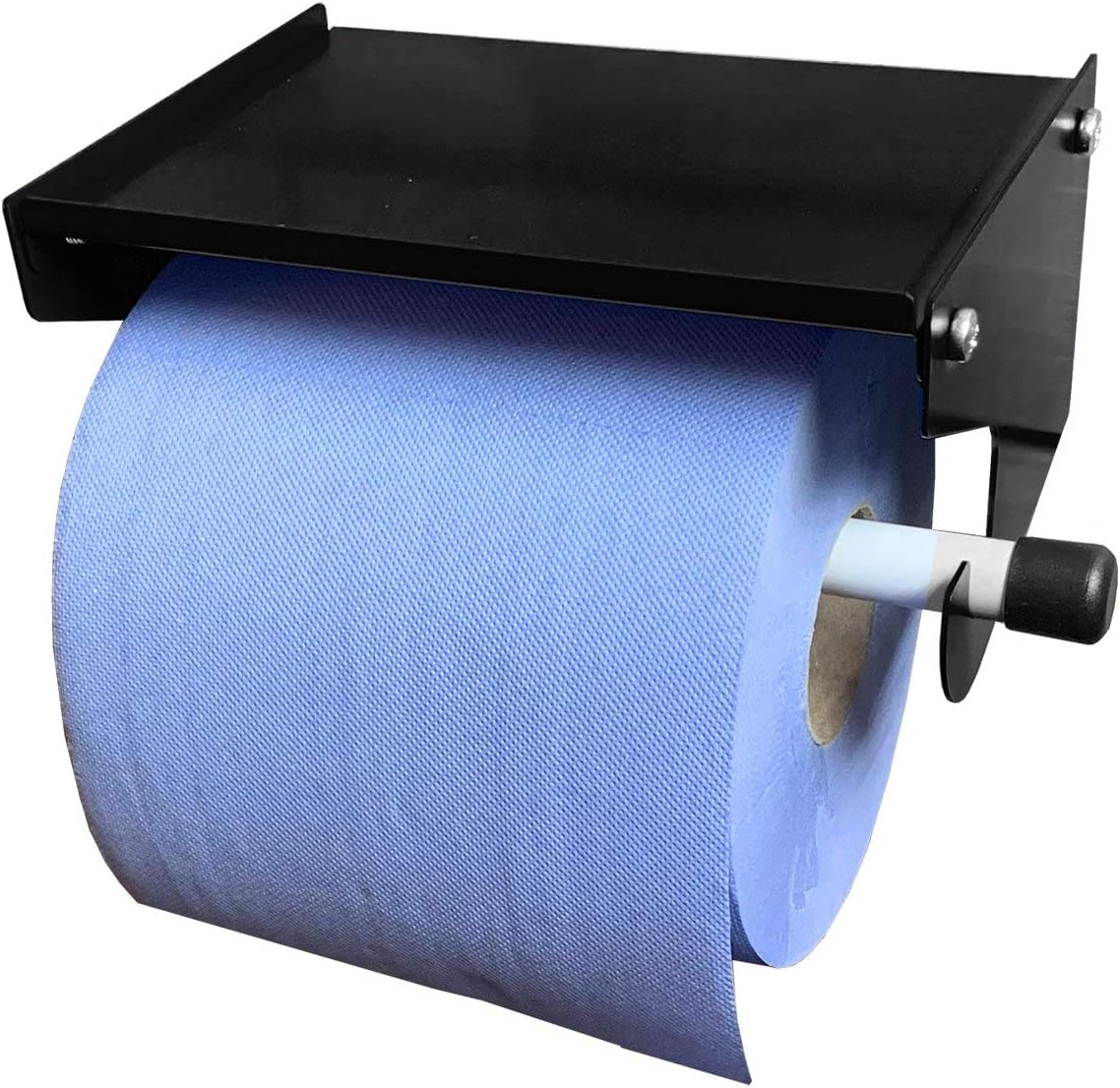 MegaMaxx Blue Roll Dispenser Wall Mounted Blue Roll Holder With