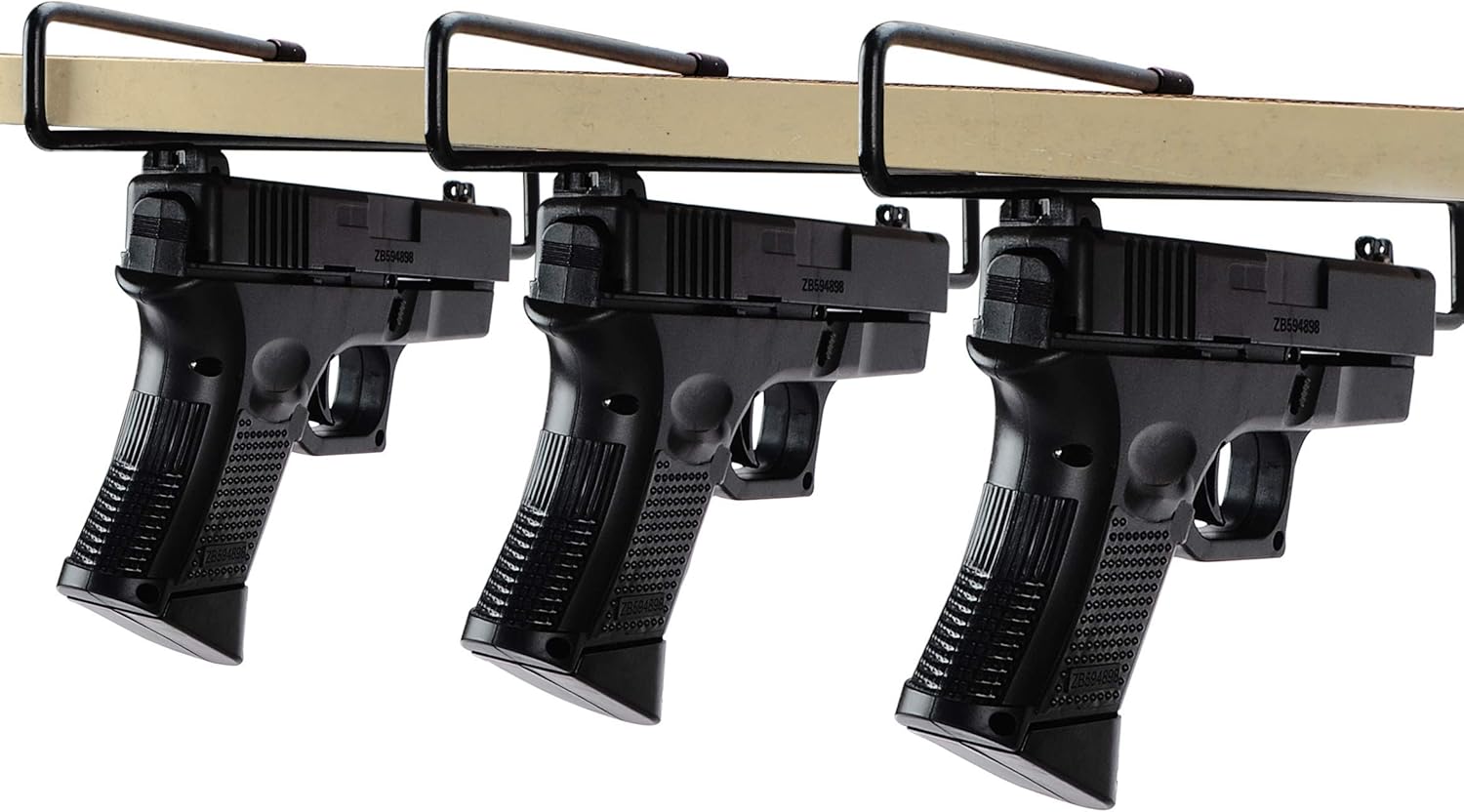 Adoreal 10 PCS Gun Rack, Pistol Rack for Gun Safe Shelf or Stack On Gun Cabinet, Gun Safe Accessory, Handgun Hanger Pistol Organizer for Display, Gifts for Hunters: Sports & Outdoors