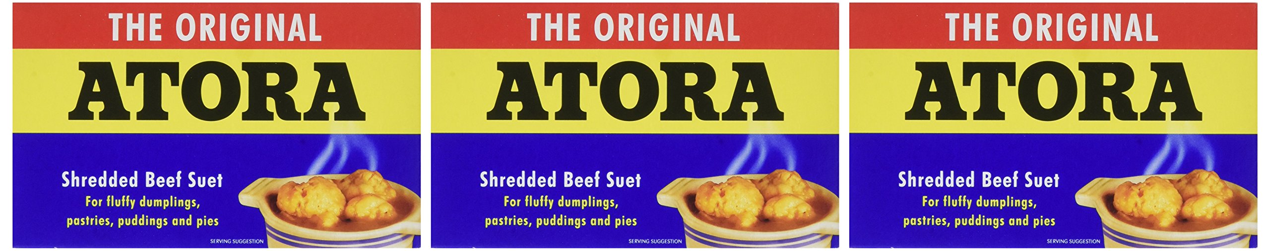 Atora Original Graisse de Bœuf Râpée 199 g - Lot de 3