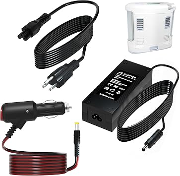 19V Charger Kit for Inogen Portable Oxygen Concentrator Compatible with Inogen One G1 G2 G3 G4 G5 ADP-120RH BA-301 BA-302 BA-303 Concentrator Power Adapter Cord