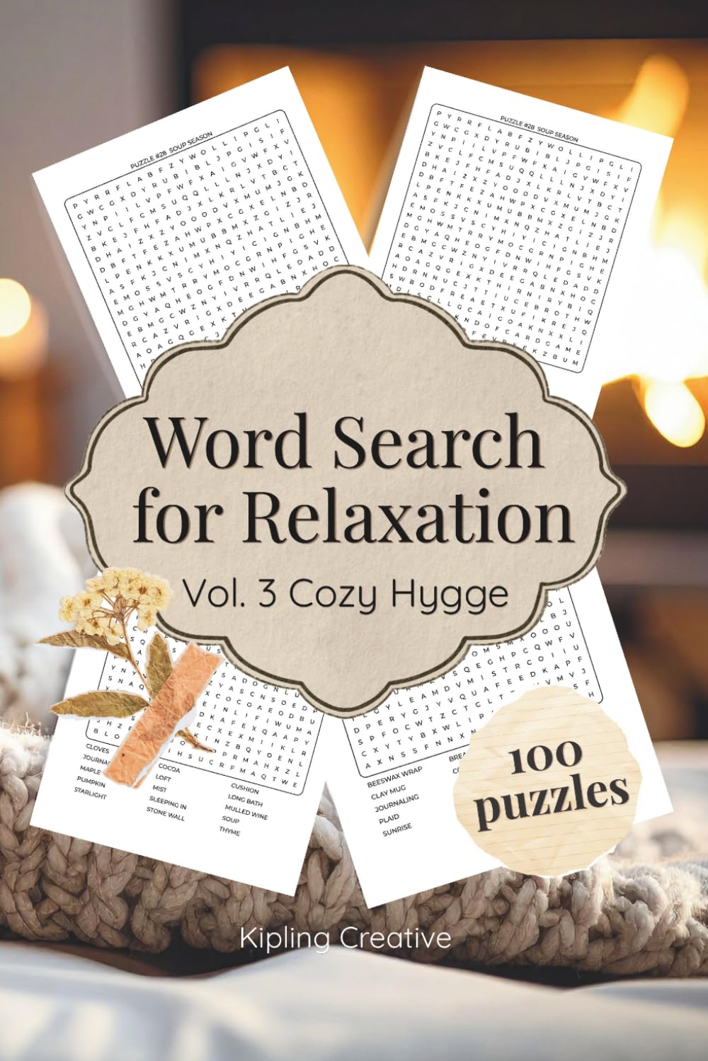 Word Search for Relaxation Vol. 3: Cozy Hygge (Relaxing Activity Books for Adults)