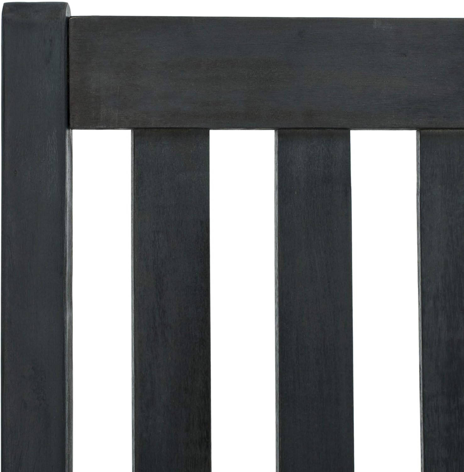 SAFAVIEH PAT6707K Outdoor Collection Barstow Dark Slate Gray Rocking Chair