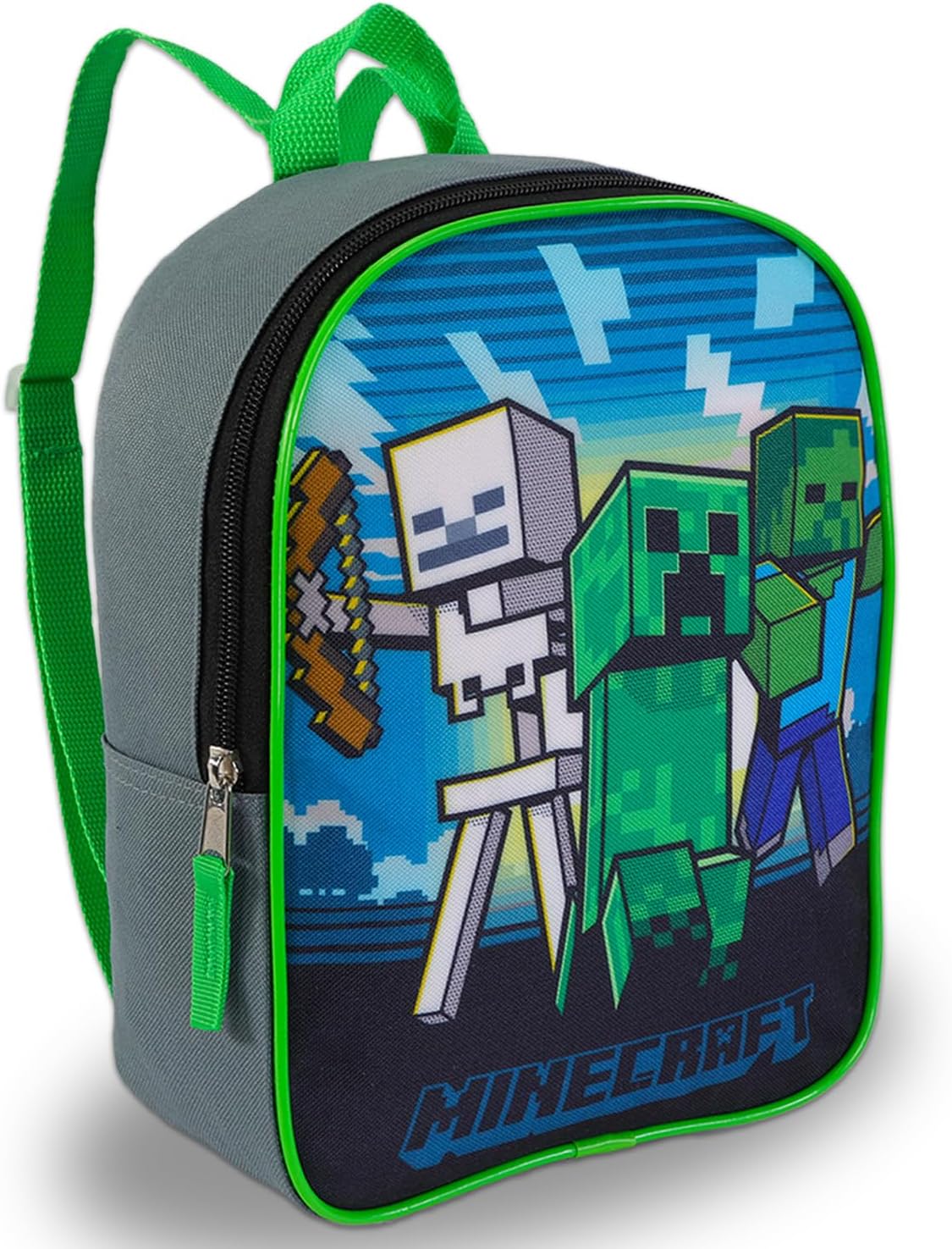 Minecraft Mini Backpack for Boys - Bundle with 11" Backpack for School Plus Stickers, Water Bottle, More | Small Backpack for Kids - Image 2