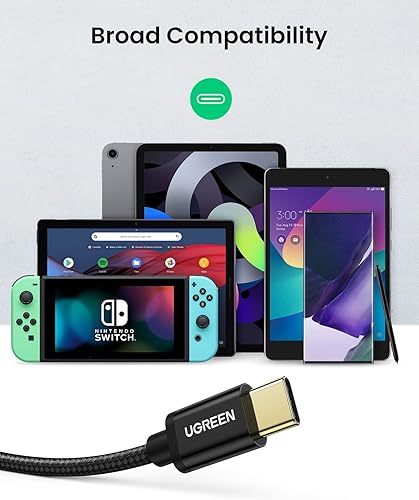 Miniatura 5 de UGREEN Paquete de 2 cables USB C de 3A de carga rápida, USB A a tipo C, cable trenzado USB C compatible con iPhone 1616 Plus16 Pro15, Samsung Galaxy
