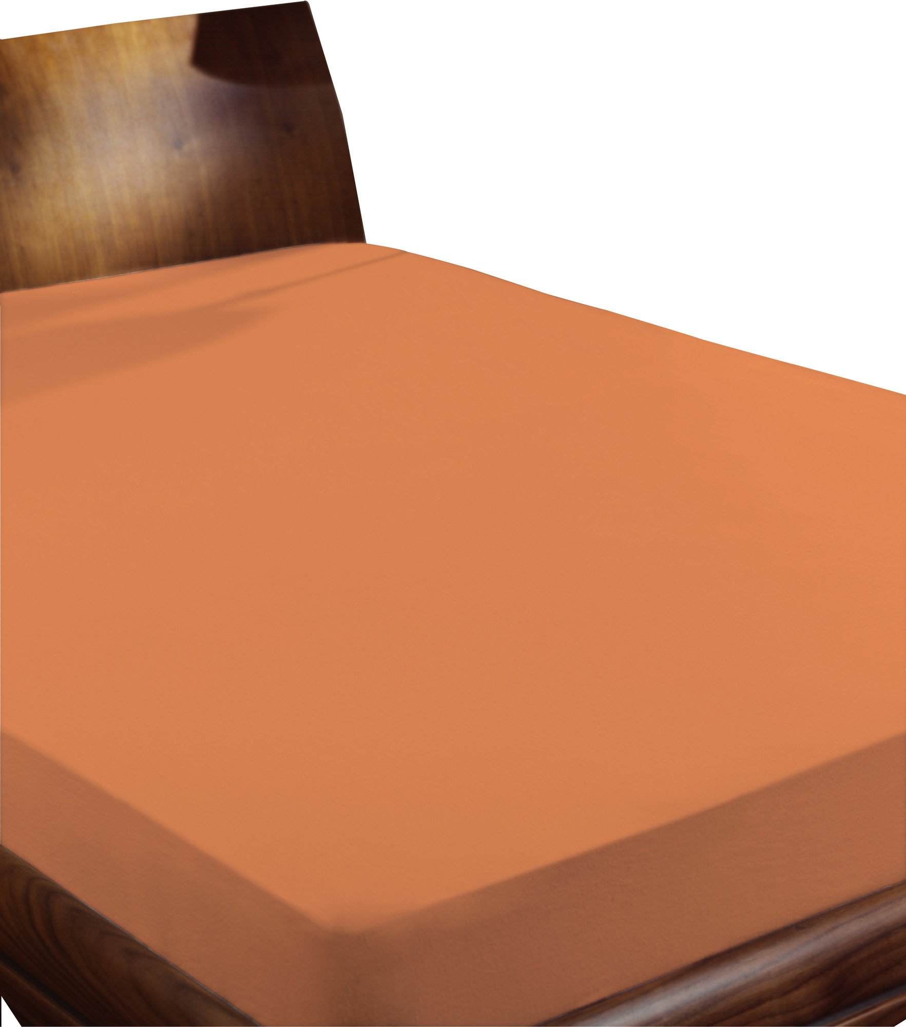 Primera Spannbettlaken Mako Satin 100% Baumwolle Ecru 140-160 x 200 cm