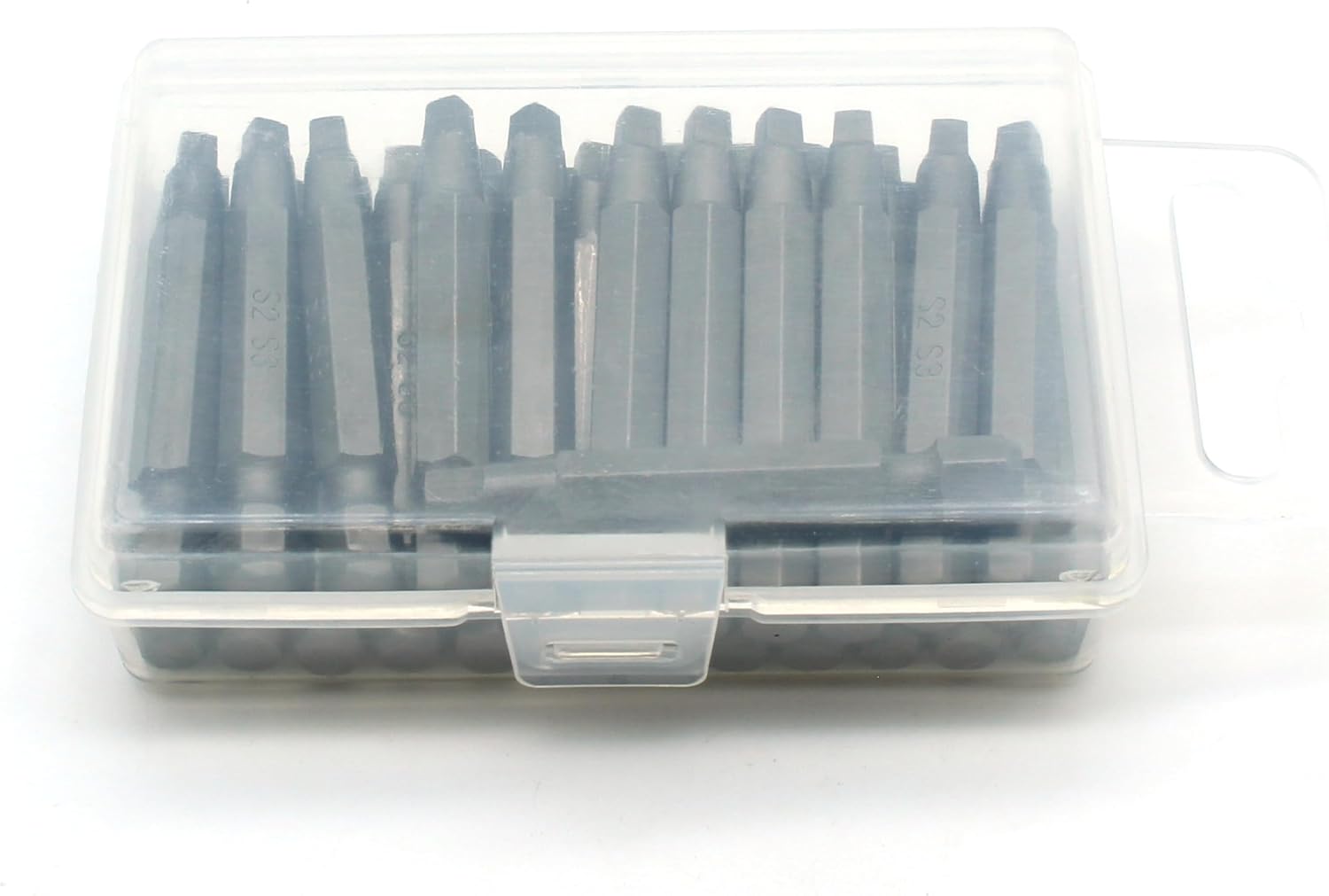 TEMO 25 pc #3 Square Robertson 2 Inch Screwdriver Insert Bits, Durable S2 Steel, with Heavy Duty Storage Container