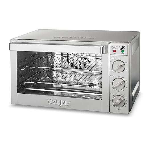 Waring Commercial WCO500X Half Size Pan Convection Oven, 120V, 5-15 Phase Plug
