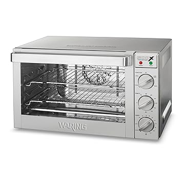 Waring Commercial WCO500X Half Size Pan Convection Oven, 120V, 5-15