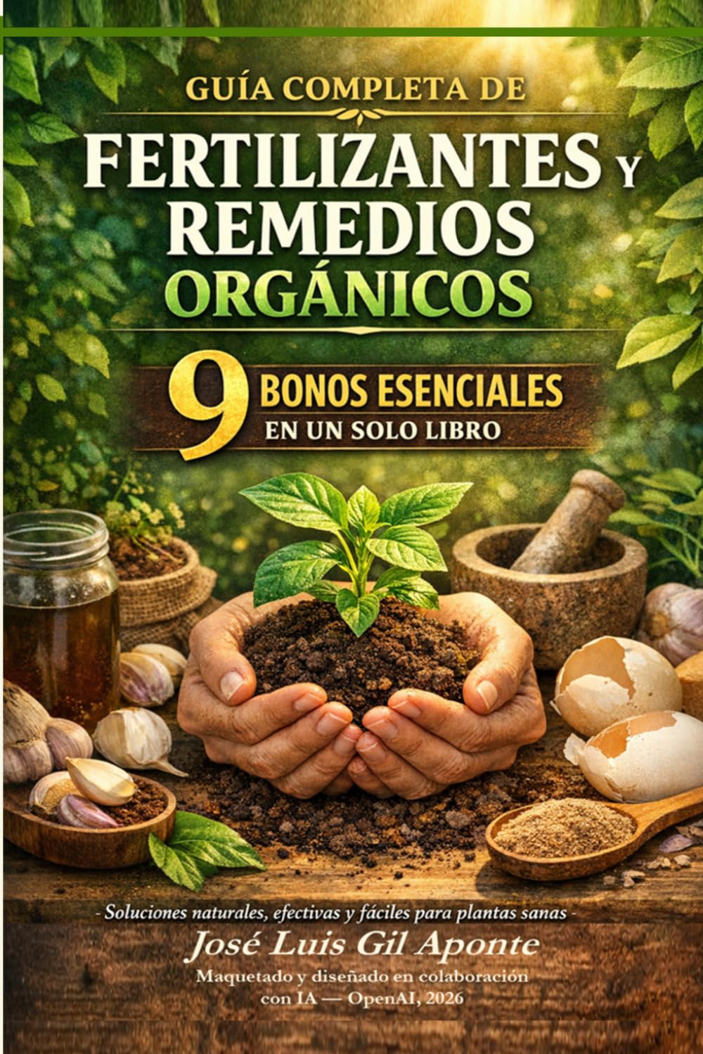 Fertilizantes y Remedios Orgánicos para Plantas: Guía completa con 9 bonos esenciales para nutrir, proteger y recuperar tus plantas sin químicos