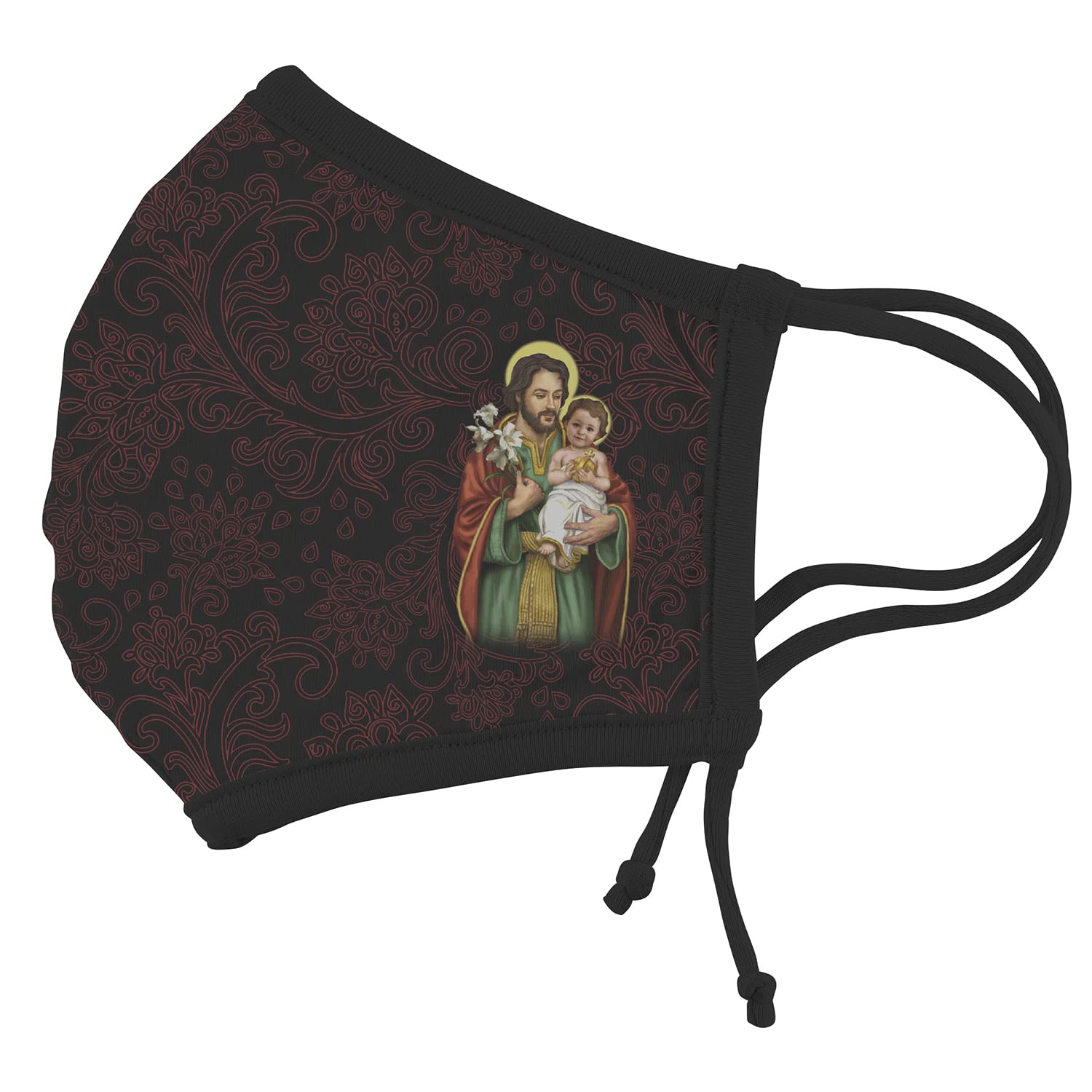 CB Church SupplyCambridge-Sacred Image Ultrasoft Adjustable Face Mask, Adult, St. Joseph & Child
