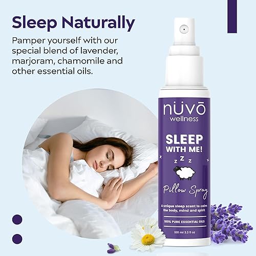 Miniatura 5 de Spray de almohada premium – Fabricado con aceites esenciales terapéuticos – Almohada de sueño profundo Spray Spray con lavanda y manzanilla – Spray
