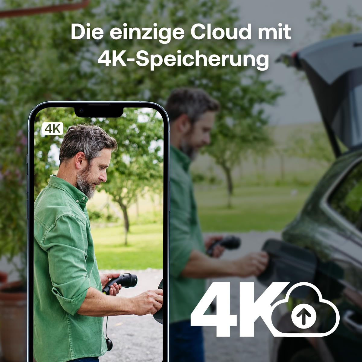 Arlo Ultra 3 4K Akku Überwachungskamera Aussen mit SmartHub, 1er-Set