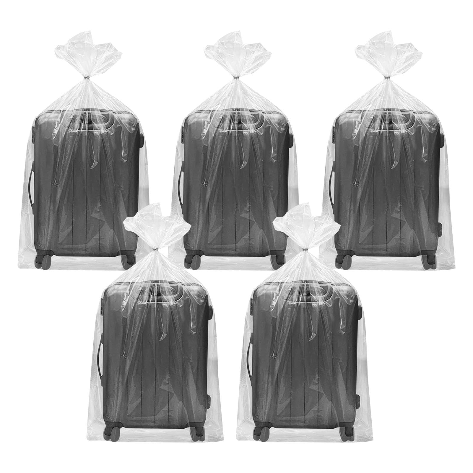5 Pcs Extra Large Clear Storage Bags, Durable Storage Bags for Quilts, Suitcases, Plush Toys, Furniture, Travel (60cm x 90cm)