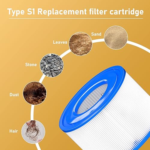 Miniatura 2 de Filtro de spa tipo S1 29011E para todos los Intex PureSpa 28429E, 28403E, 28407E, 28443E, 28453E, 28421E, 28423E, 28413E y 28453E, 11692, SB-h10,