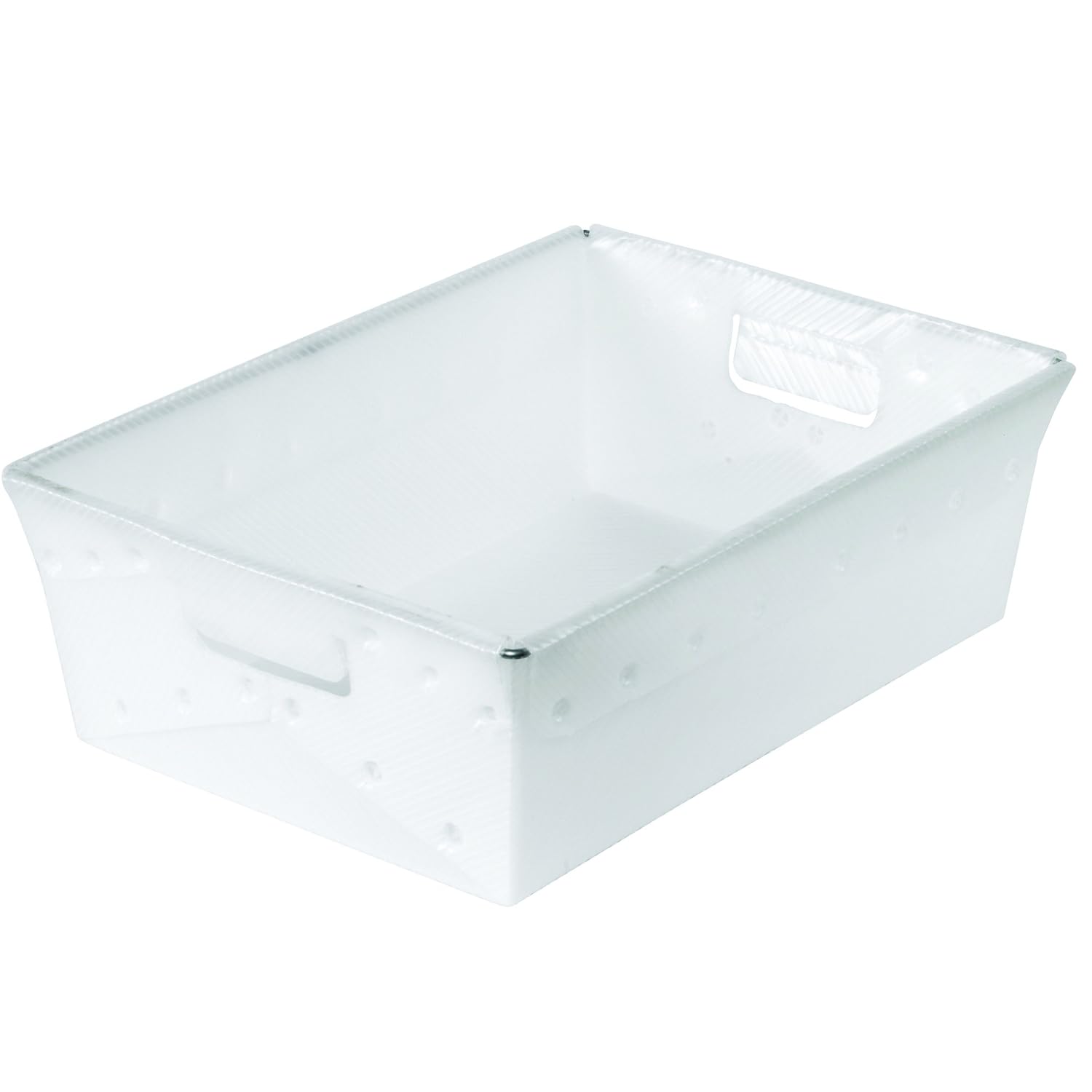 Aviditi Plastic Nestable Storage Bins, 18 x 13 x 12 Inches, Red for Organizing Homes, Warehouses and Offices (6 Pack)