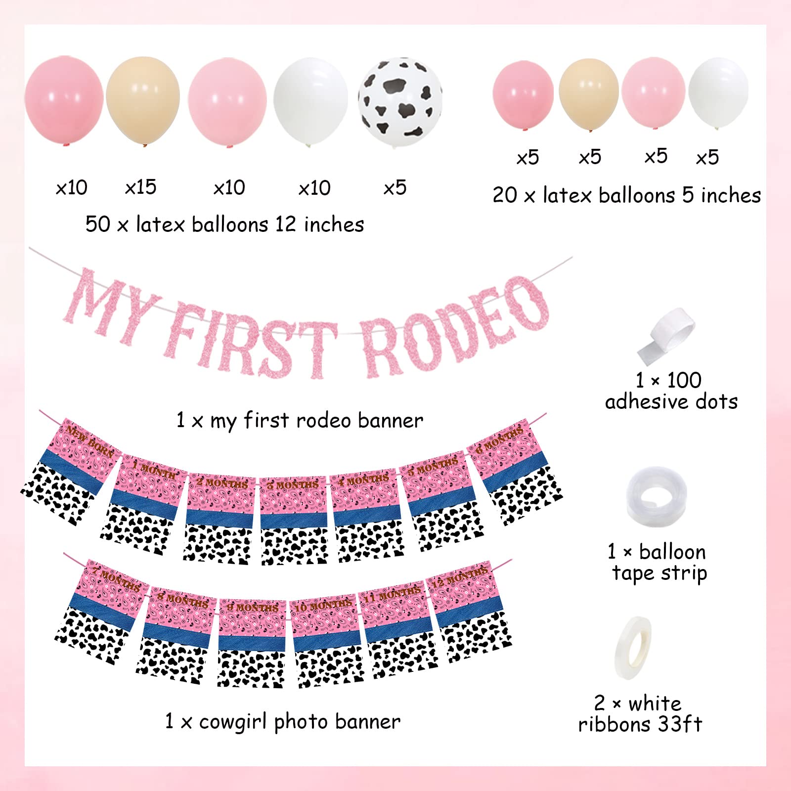 Girl Rodeo Birthday Party Ideas My First Rodeo Birthday Decorations ...