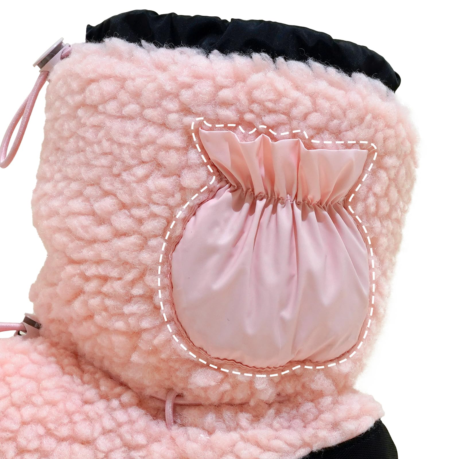 Fleece Tanzbooties Ballett Warm Up Booties für Damen Mädchen