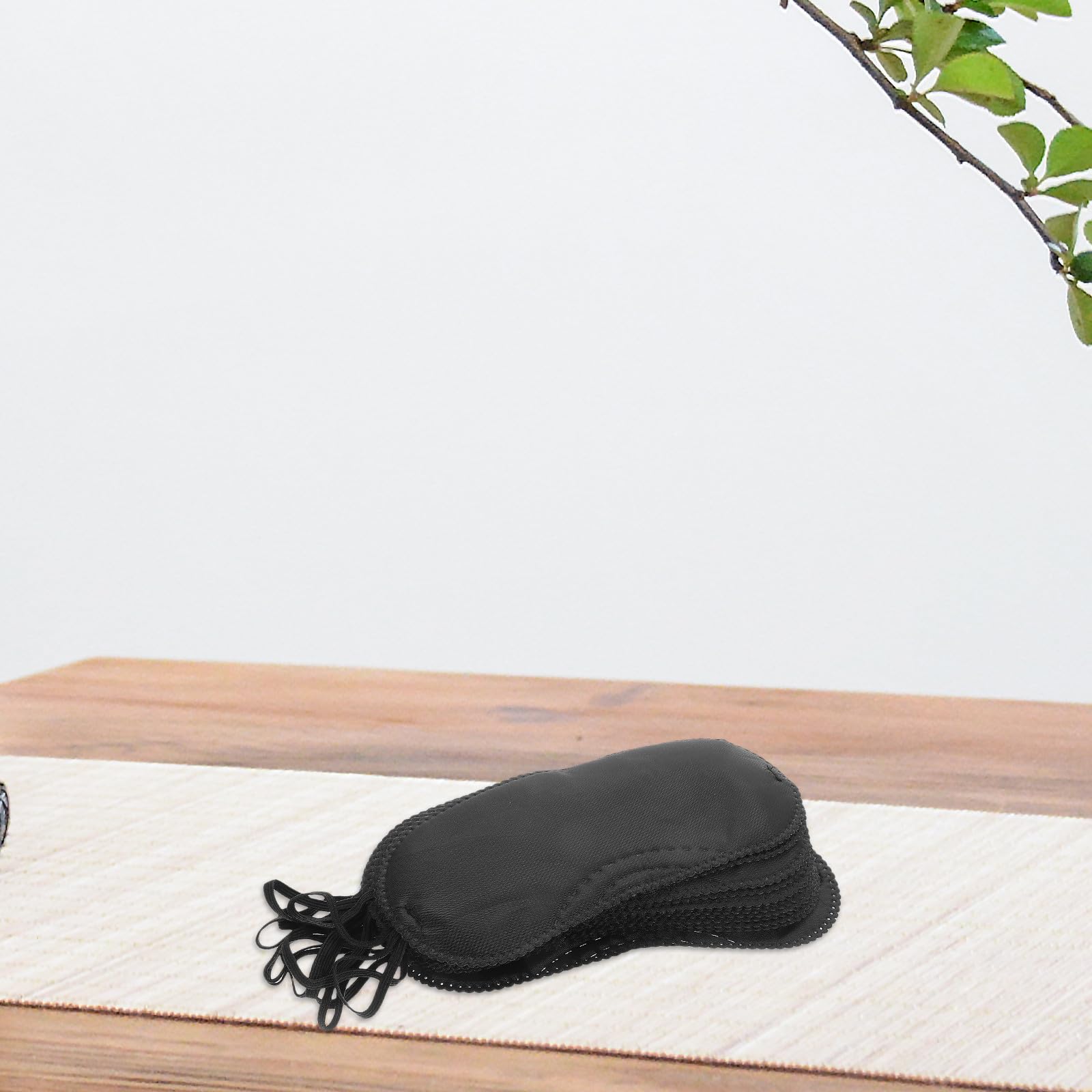 Maschera per Occhi con Cinturino Regolabile ed Elastico Nero 12 Pezzi per Giochi da Tavolo Morbida e Confortevole per Feste e Riunioni di Famiglia