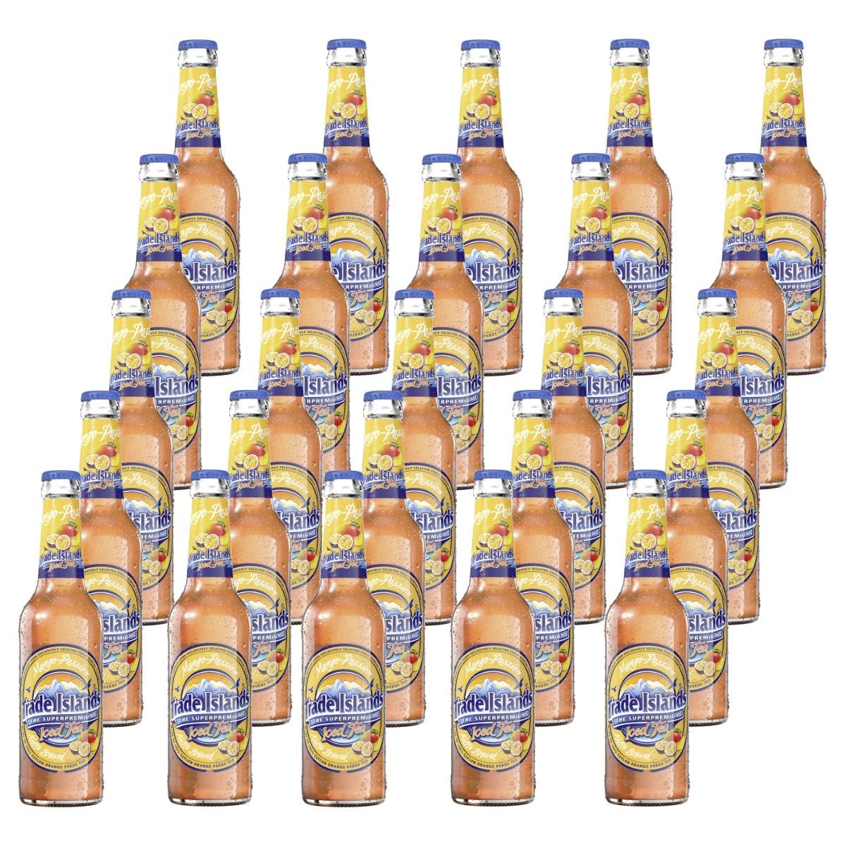 Trade Islands Iced Tea Mango-Passion 25 Flaschen je 0,33l inkl. Mehrweg Pfand