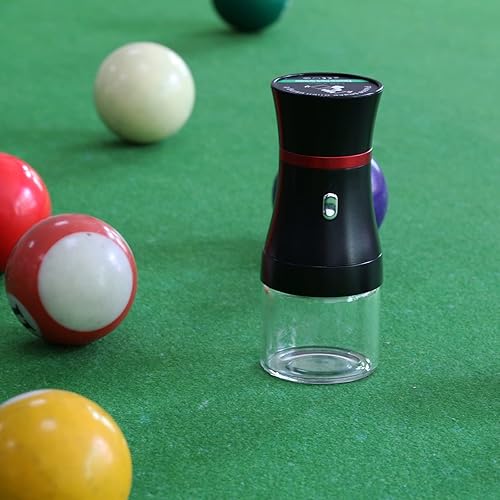 Miniatura 5 de Molinillo eléctrico de hierbas, recargable por USB, 2 cámaras de vidrio de 1.7 onzas, ideal para llevar a diario